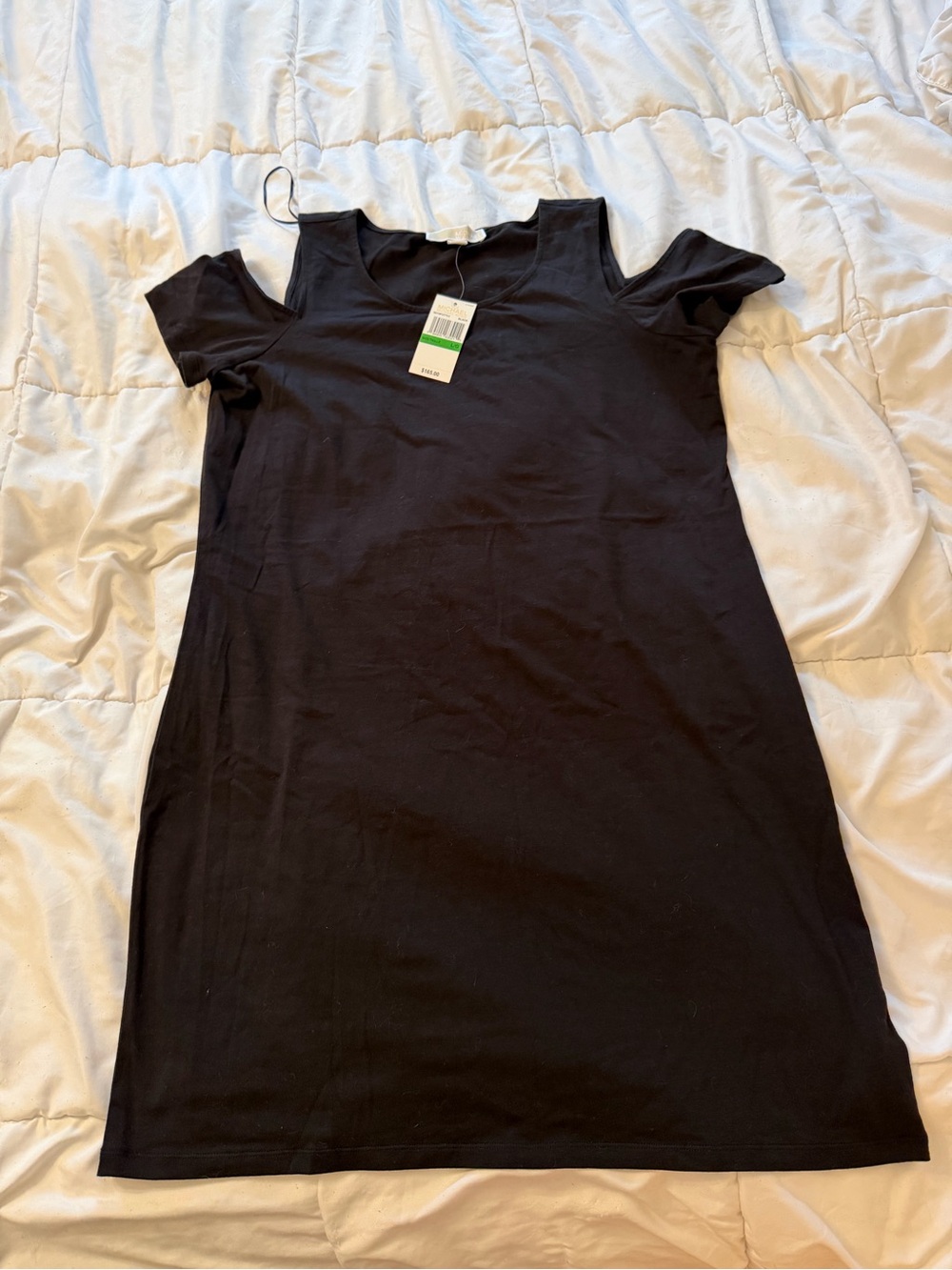 Micheal kors Black Cold-Shoulder Dress size Large